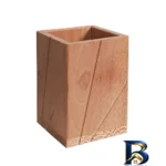 نمای بسته بندی سرویس ملاقه و کفگیر ۷ پارچه چوبلمه مدل 7PCS مهر کیسه و مواد
