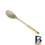 نمای جزئیات سرویس ملاقه و کفگیر سیلیکونی 6 پارچه همراه استند پرداخت و جزئیات مواد
