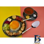 نمای جزئیات کفگیر و ملاقه طرح گرد سی اند اس پرداخت و جزئیات مواد