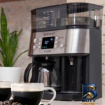 نمای جزئیات چای و قهوه ساز بویانت مدل Stylish Plus با فیلتر استیل ضد زنگ پرداخت و جزئیات مواد