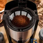 نمای جزئیات قهوه ساز ایوولی مدل EVKA-CO۱۰MB اصل پرداخت و جزئیات مواد