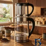 نمای جزئیات چای ساز روی هم گلدن کیچن مدل GK۷۱۰ اصل پرداخت و جزئیات مواد
