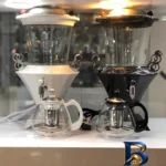 نمای جزئیات سماور برقی دسینی 2300 وات مدل 4444 با قوری پرداخت و جزئیات مواد