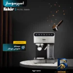 نمای جزئیات اسپرسو ساز خانگی 1 لیتری فکر مدل Babila، نیمه اتوماتیک پرداخت و جزئیات مواد