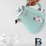 نمای جزئیات کتری برقی هازل کویین مدل XSH۰۰۱ اصل پرداخت و جزئیات مواد