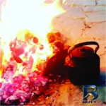 نمای بسته بندی کتری مدل صحرا با طراحی زیبا مهر کیسه و مواد