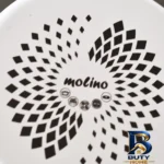 نمای جزئیات کتری مولینو مدل DAMA DEKOR با گنجایش 1 لیتر پرداخت و جزئیات مواد