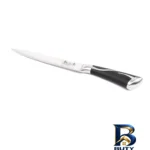 نمای جزئیات سرویس چاقو 9 پارچه با تیغه فولاد ضدزنگ و دسته پلاستیک مدل 5402 پرداخت و جزئیات مواد