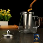 نمای جزئیات قوری شیک مدل Square کد 750 پرداخت و جزئیات مواد