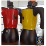 نمای جزئیات قهوه جوش باکیفیت مدل Moka crem R.H پرداخت و جزئیات مواد