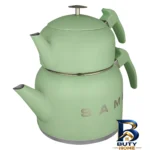 نمای جزئیات ست قوری و کتری لیانو مدل SAME پرداخت و جزئیات مواد