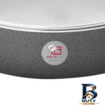نمای جزئیات تابه تک ظرف کلاسیک با روکش گرانیت و در شیشه ای پرداخت و جزئیات مواد