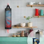 نمای جزئیات نظم دهنده کیسه هما مدل کابینتی با کیفیت پرداخت و جزئیات مواد