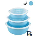نمای بسته بندی آبکش و آبگیر زیبا مدل ziba-۸۵۰ مجموعه ۶ عددی اصل برچسب و بسته بندی