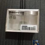 نمای جزئیات ست جا ادویه ایکیا مدل DROPPAR دو پارچه پرداخت و جزئیات مواد