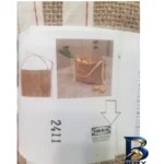 نمای جزئیات ارگانایزر آشپزخانه ایکیا مدل GULRISMOTT کد 005.817.96 بسته ۲ عددی پرداخت و جزئیات مواد