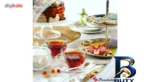 نمای بسته بندی ست فنجان و نعلبکی پاشاباغچه مدل Penguen کد 98396 بسته ۶ عددی برچسب و بسته بندی