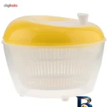 نمای بسته بندی سبزی خشک کن همارا مدل Salad Spinner با طراحی خاص برچسب و بسته بندی