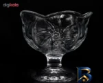 نمای جزئیات بستنی خوری بلور کاوه مدل سان استار کد 400205 بسته ۶ عددی پرداخت و جزئیات مواد