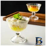 نمای جزئیات بستنی خوری پایه دار طرح خطی مجموعه ۶ عددی پرداخت و جزئیات مواد