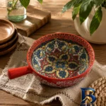 نمای بسته بندی کاسه ایزنیک طرح سنتی مدل بهار مهر و پرداخت کیسه