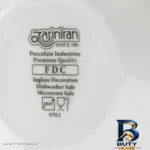 نمای جزئیات پیاله چینی زرین ایران سری ایتالیا اف مدل والنسیا درجه یک بسته 6 عددی پرداخت و جزئیات مواد