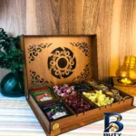 نمای جزئیات جعبه پذیرایی صدرا باکس مدل مرمر کد SB۱۳۳marmar اصل پرداخت و جزئیات مواد