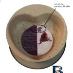 نمای جزئیات قالب کیک به گز مدل قلب با کف برجسته پرداخت و جزئیات مواد
