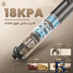 نمای جزئیات جارو شارژی و دمنده سویتو مدل ST-۶۶۹۹APlus اصل حرکت و نصب پشتی