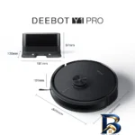 نمای جزئیات جارو رباتیک اکووکس مدل DEEBOT Y۱ PRO اصل حرکت و نصب پشتی
