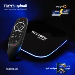 نمای جزئیات اندروید باکس تسکو مدل TAB ECO AIR با ایر ماوس و اشتراک فیلیمو پرداخت و جزئیات مواد