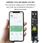 نمای لبه محافظ هوشمند ولتاژ جریان آر ام شیبی مدل DJ-۶۳ اصل حاشیه و پرداخت