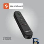 نمای لبه چندراهی برق پرودو مدل USB HUB با دو پورت PD حاشیه و پرداخت