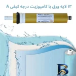 نمای جزئیات فیلتر تصفیه آب آکواپیورست مدل RW 2500 GOLD بسته 6 عددی نمای نزدیک رشته ها و بافت