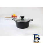 نمای جزئیات قابلمه تکنو ونوس با روکش گرانیت و در شیشه ای پرداخت و جزئیات مواد