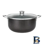 نمای کناری سرویس قابلمه و تابه گرانیتی 8 پارچه مدل آلیمان پروفایل و ساختار