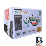 نمای کناری سرویس گرانیتی پخت و پز 7 پارچه عروس مدل کلاسیک خطی پروفایل و ساختار