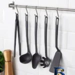 نمای پخته سرویس ۵ پارچه ملاقه و کفگیر ایکیا مدل 80435942 - FULLANDAD بافت برنج پخته