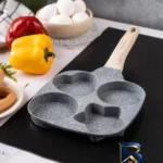 نمای کناری تابه گرانیتی چهار خانه با روکش چوبی پروفایل و ساختار
