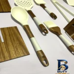 نمای کناری سرویس کفگیر و ملاقه ۱۰ پارچه آرو مدل TR-۶۲۲۲ اصل پروفایل و ساختار