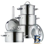 نمای کناری سرویس قابلمه 9 پارچه دبلیو ام اف مدل PROVENCE جدید پروفایل و ساختار