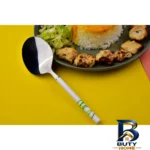 نمای کناری کفگیر و ملاقه طرح گرد سی اند اس پروفایل و ساختار