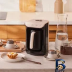 نمای کناری قهوه ساز کاراجا مدل Hatir Koz با طراحی زیبا پروفایل و ساختار
