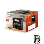 نمای کناری قهوه ساز سنکور مدل SCE 2100BK اتوماتیک پروفایل و ساختار