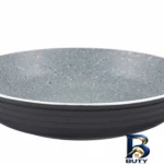 نمای کناری تابه گرانیت عروس با روکش ضدچسب و دسته باکالیت پروفایل و ساختار