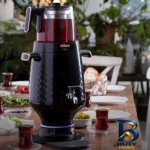 نمای در اتاق سماور برقی آرزوم مدل Ehlikeyf با ظرفیت 3.5 لیتر سبک دیواری و مرجع اندازه