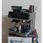 نمای کناری اسپرسو ساز ۲۸۰۰ میلی لیتر لواک مدل LWK-CM 3225 پروفایل و ساختار