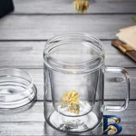 نمای کناری لیوان دمنوش ساز مدل کلاسیک با کیفیت پروفایل و ساختار