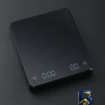 نمای کناری ترازوی آشپزخانه مدل تایمردار قهوه کد ۳KG-۰,۱G CK۲۱۵۰ اصل پروفایل و ساختار