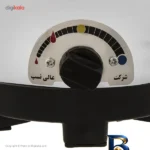 نمای پخته سماور گازسوز عالی نسب مدل Naghshineh با ظرفیت 6 لیتر بافت برنج پخته